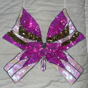 Sequin Sparkly Butterfly Top 🦋